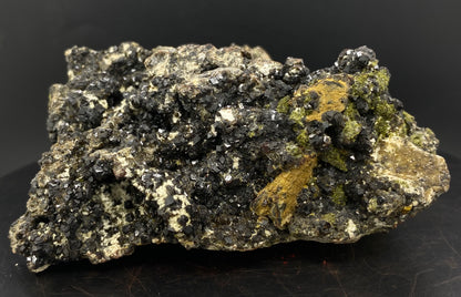 Melanite Garnet w/ Epidote from Vera Cruz, Mexico