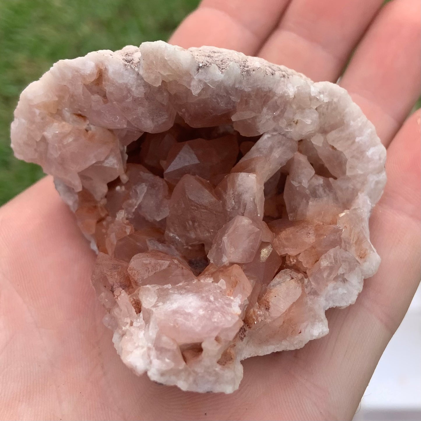 20 pcs Pink Amethyst Geode From Patagonia, Argentina