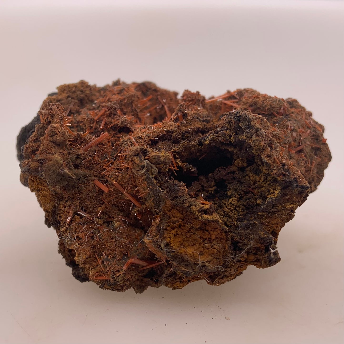 Crocoite - Red Lead Mine, Tasmania, Australia