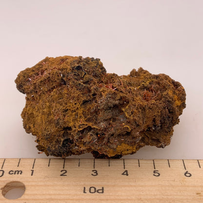 Crocoite - Red Lead Mine, Tasmania, Australia