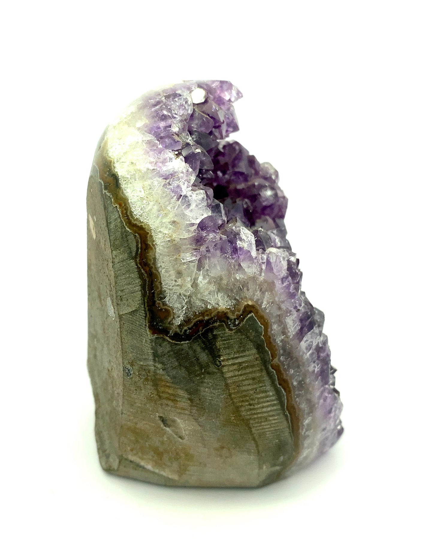 Purple Amethyst Freeform Cutbase - Artigas, Uruguay