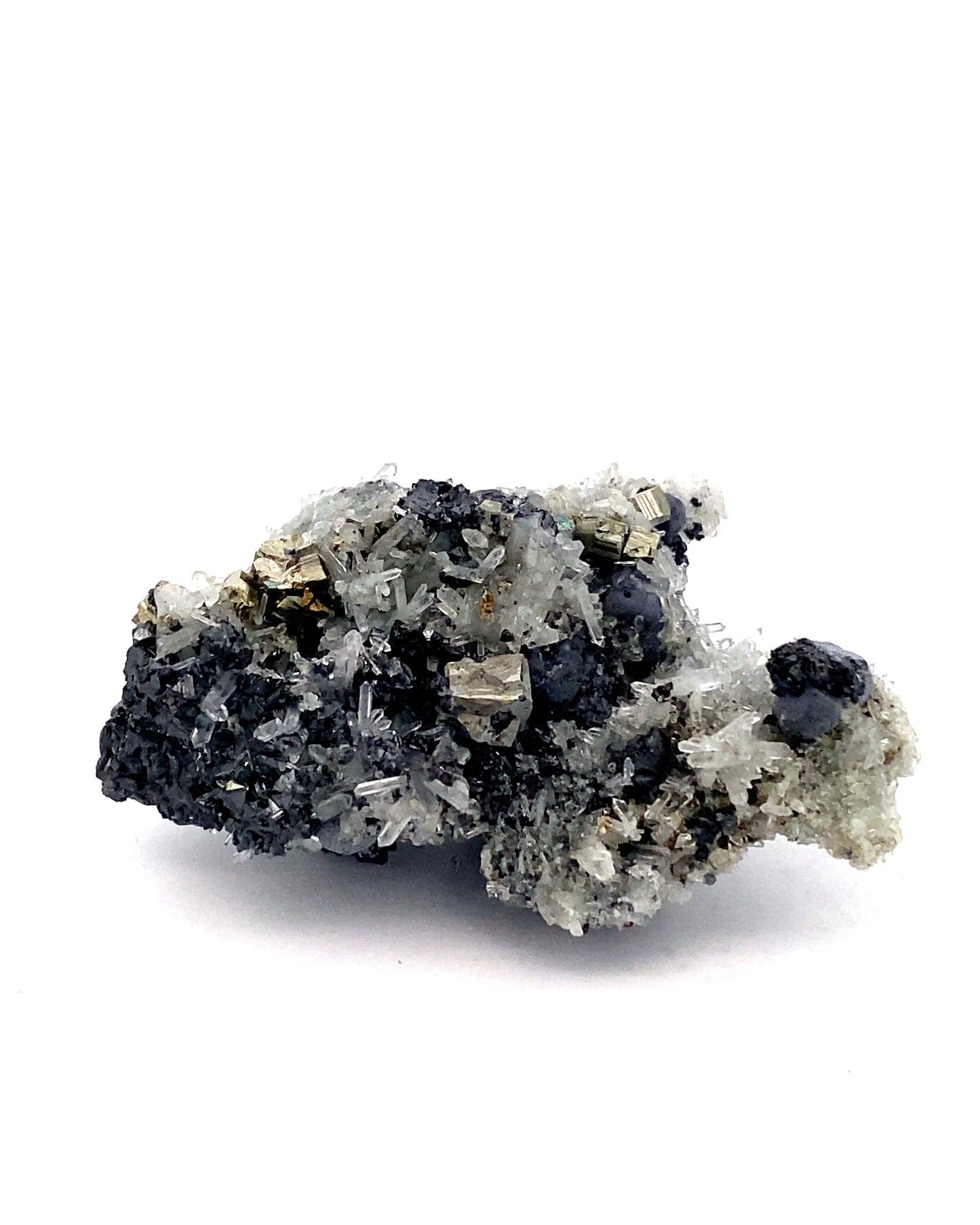 Pyrite, Quartz and Sphalerite from Borieva mine, Madan, Bulgaria