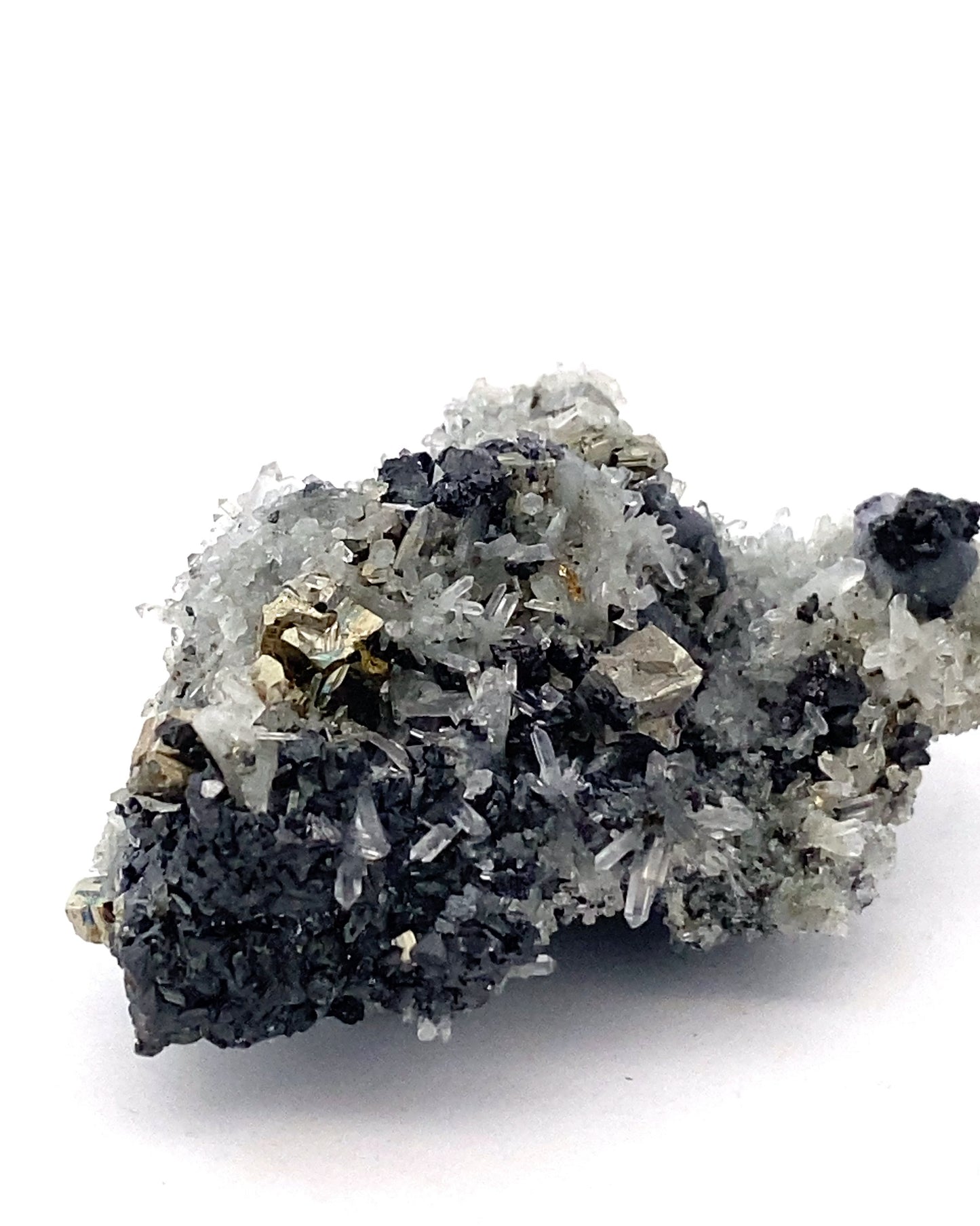 Pyrite, Quartz and Sphalerite from Borieva mine, Madan, Bulgaria