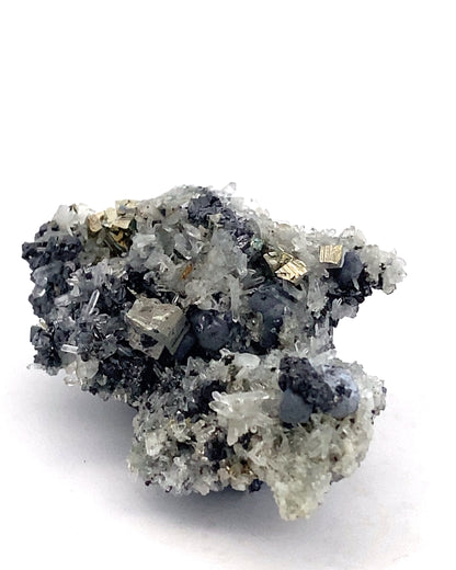 Pyrite, Quartz and Sphalerite from Borieva mine, Madan, Bulgaria