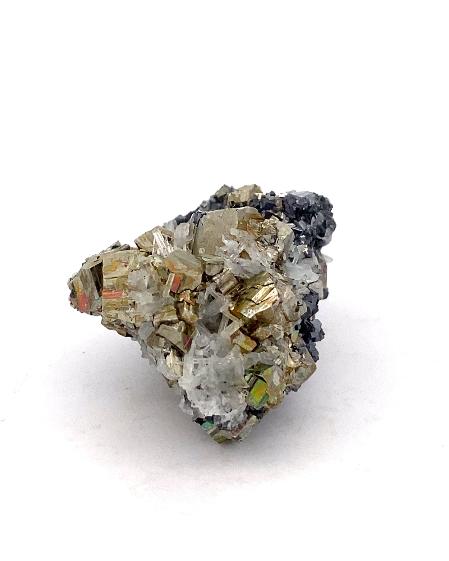 Pyrite, Quartz and Sphalerite from Borieva mine, Madan, Bulgaria