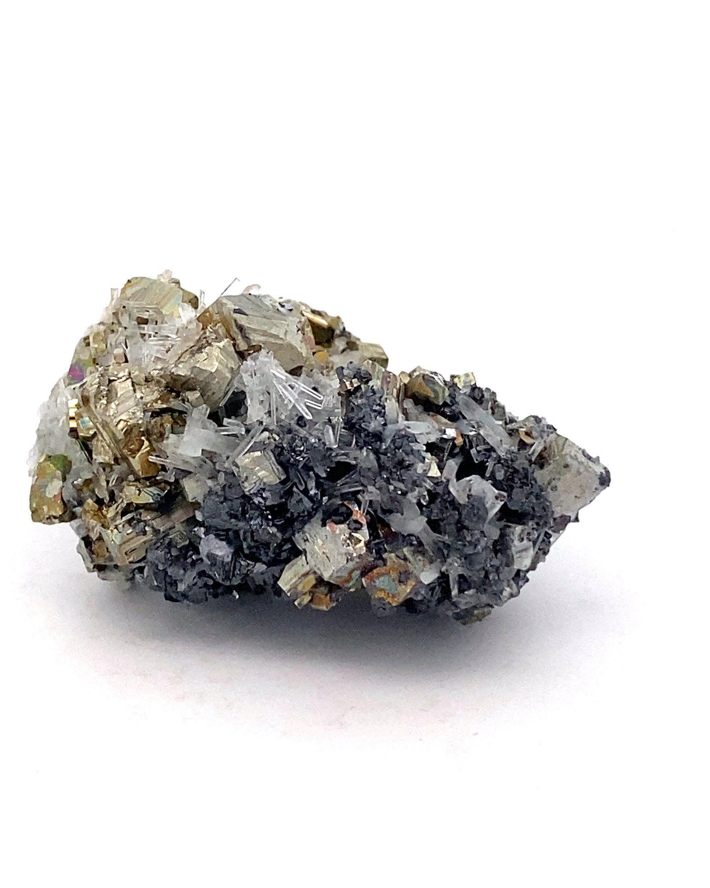 Pyrite, Quartz and Sphalerite from Borieva mine, Madan, Bulgaria