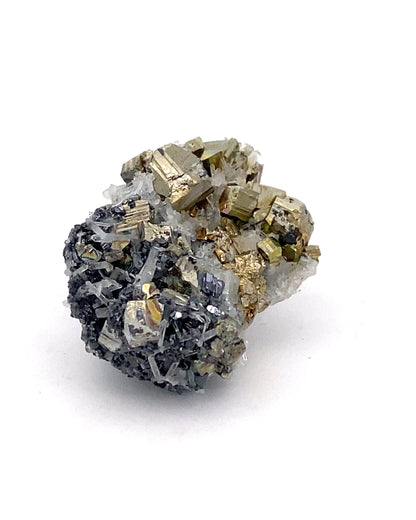 Pyrite, Quartz and Sphalerite from Borieva mine, Madan, Bulgaria