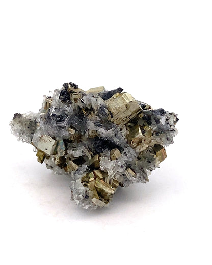 Pyrite, Quartz and Sphalerite from Borieva mine, Madan, Bulgaria