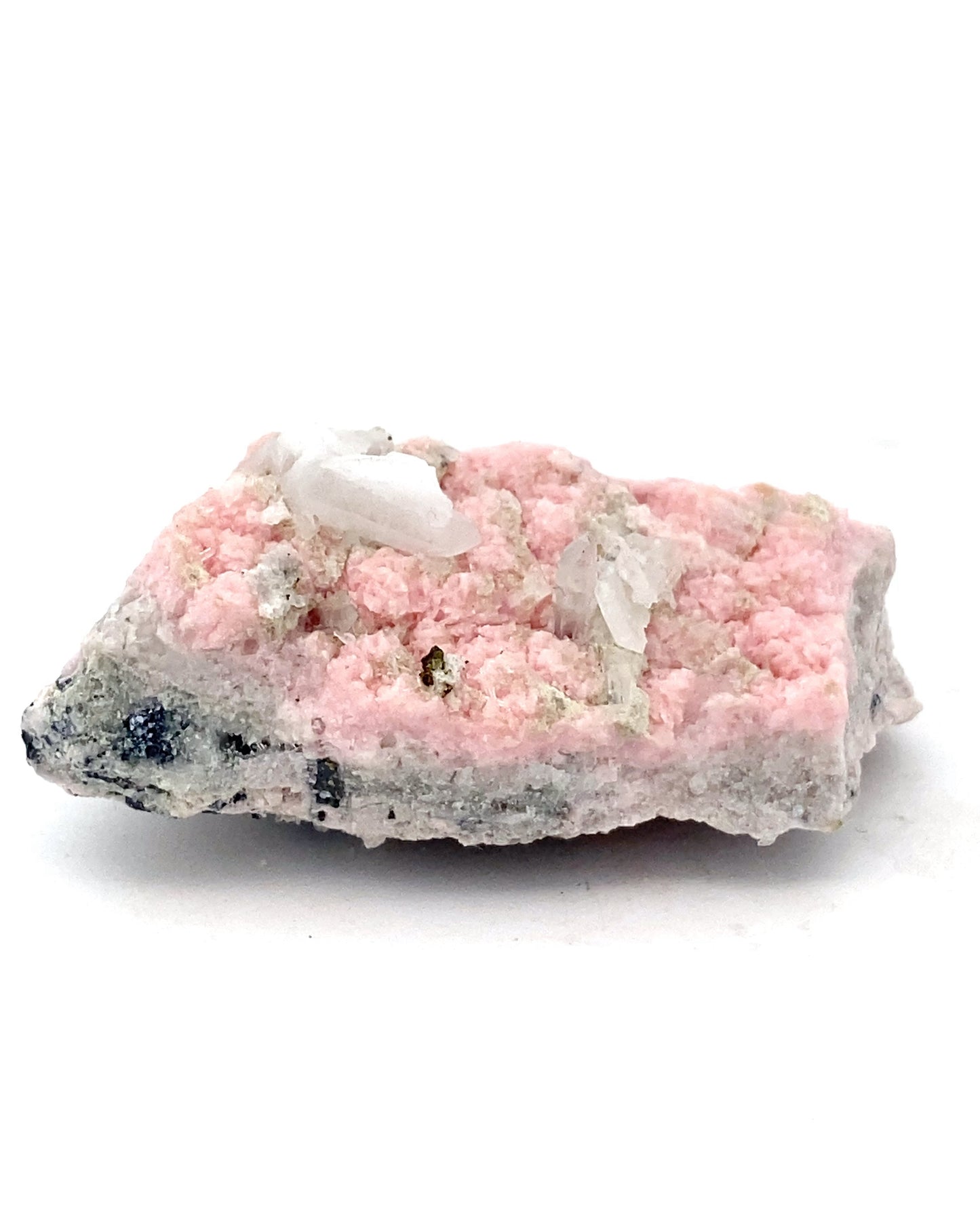 Rhodochrosite with Quartz from Davidkovo Ore Field, Bulgaria