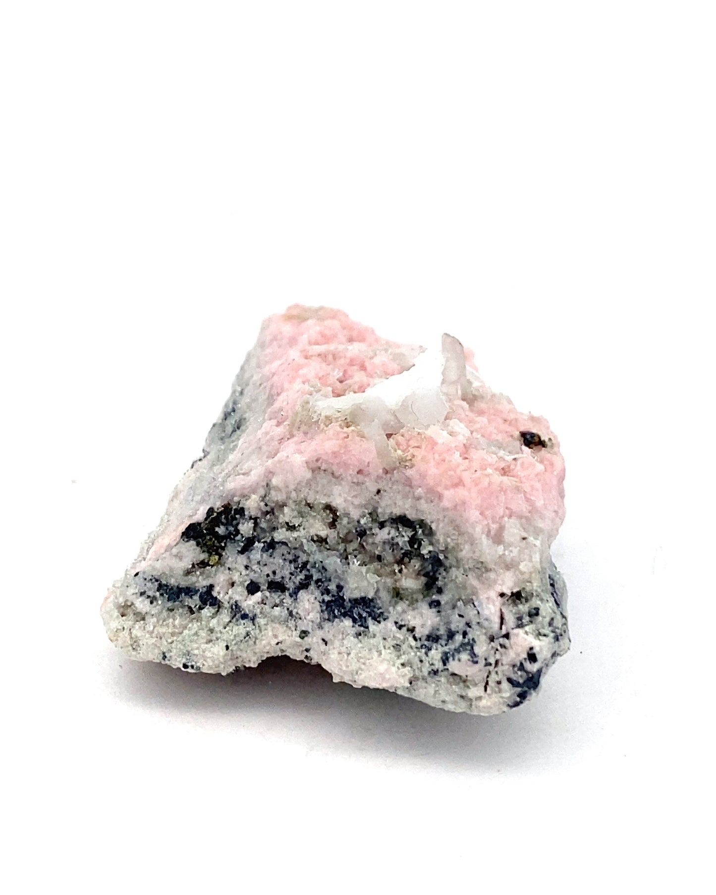 Rhodochrosite with Quartz from Davidkovo Ore Field, Bulgaria