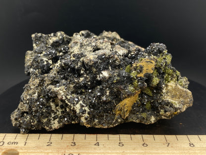 Melanite Garnet w/ Epidote from Vera Cruz, Mexico