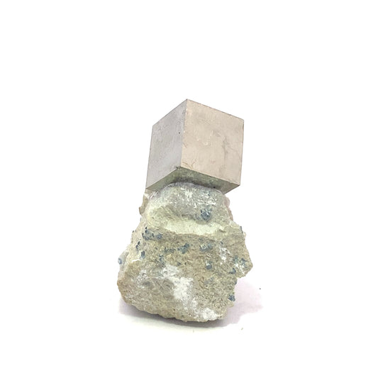 Cubic Pyrite from Navajún, La Rioja, Spain