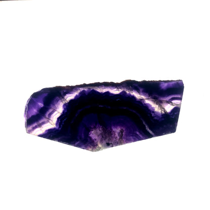 High Quality Polished Rainbow Fluorite Slice