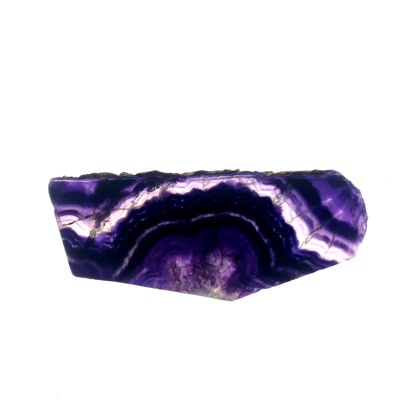 High Quality Polished Rainbow Fluorite Slice