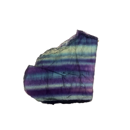 High Quality Polished Rainbow Fluorite Slice