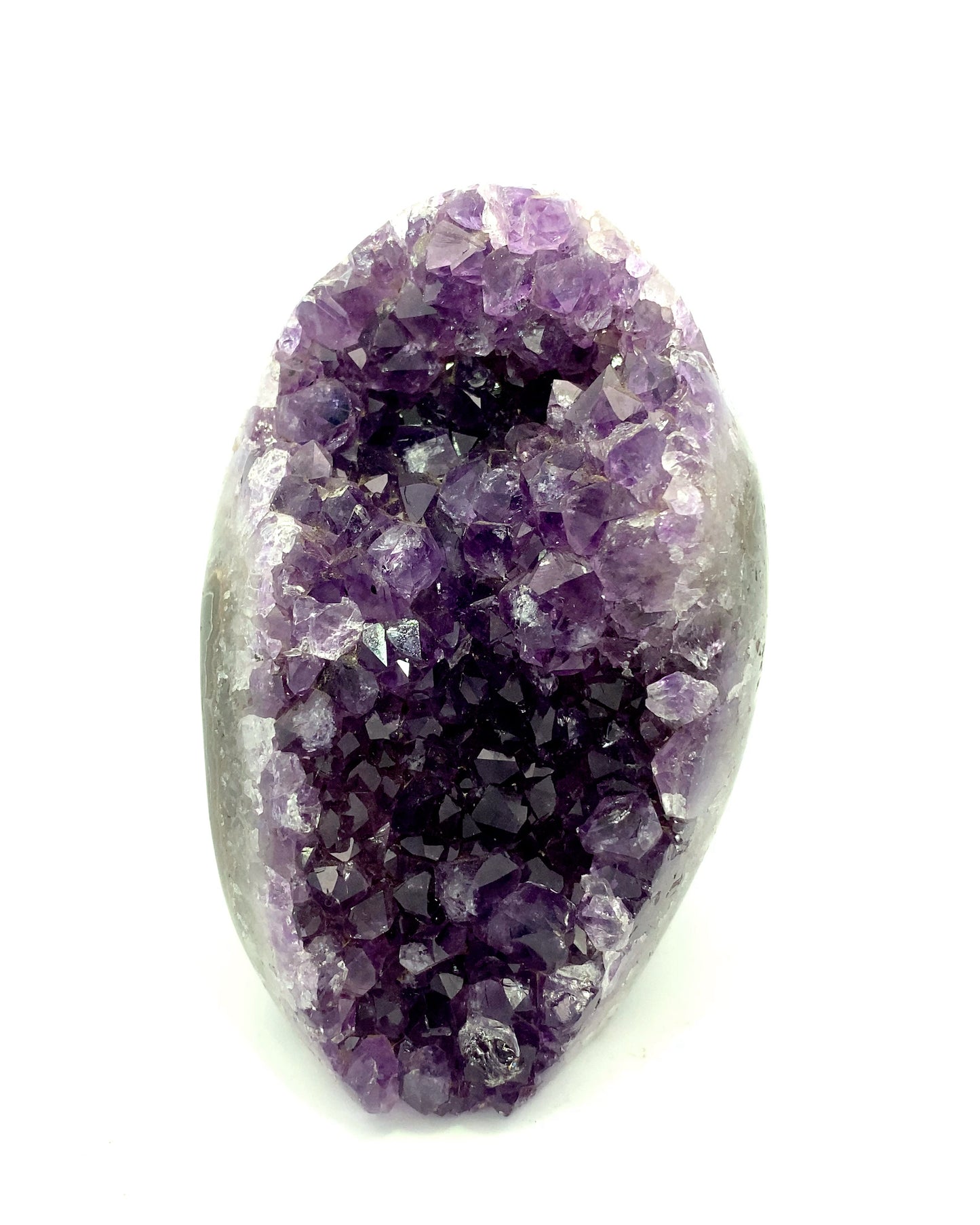 Purple Amethyst Freeform Cutbase - Artigas, Uruguay