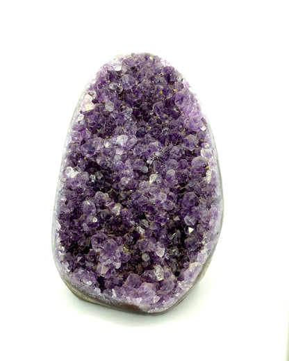 Purple Amethyst Freeform Cutbase - Artigas, Uruguay