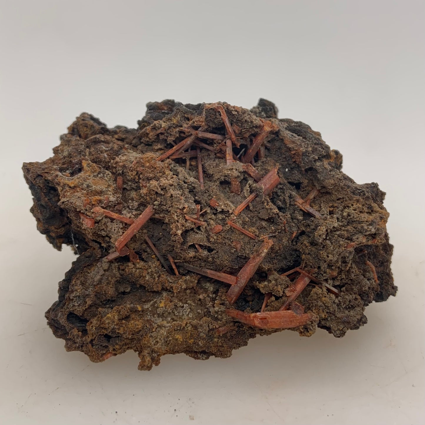 Crocoite - Red Lead Mine, Tasmania, Australia