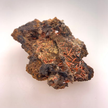 Crocoite - Red Lead Mine, Tasmania, Australia