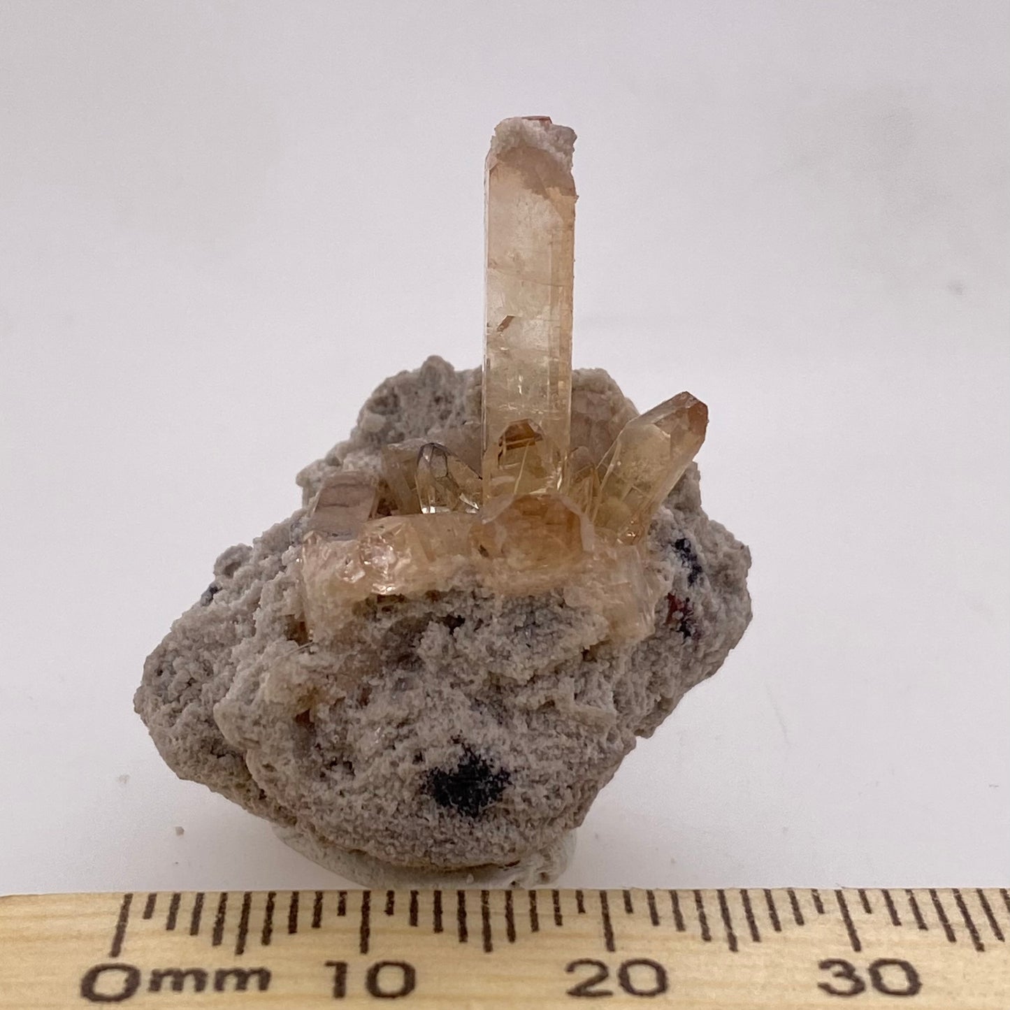 Topaz w/Rutile Inclusions - San Felipe Municipality, Guanajuato, Mexico