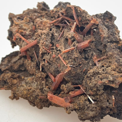 Crocoite - Red Lead Mine, Tasmania, Australia