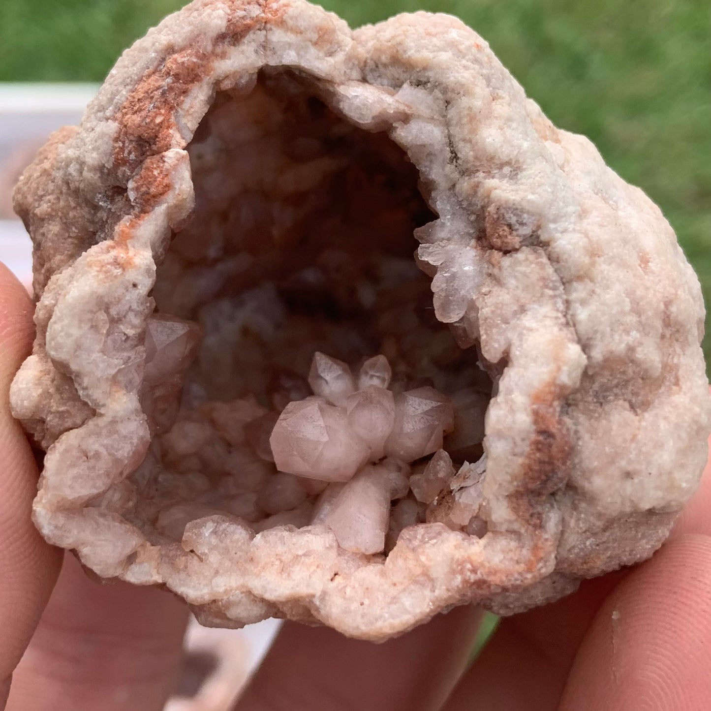 20 pcs Pink Amethyst Geode From Patagonia, Argentina