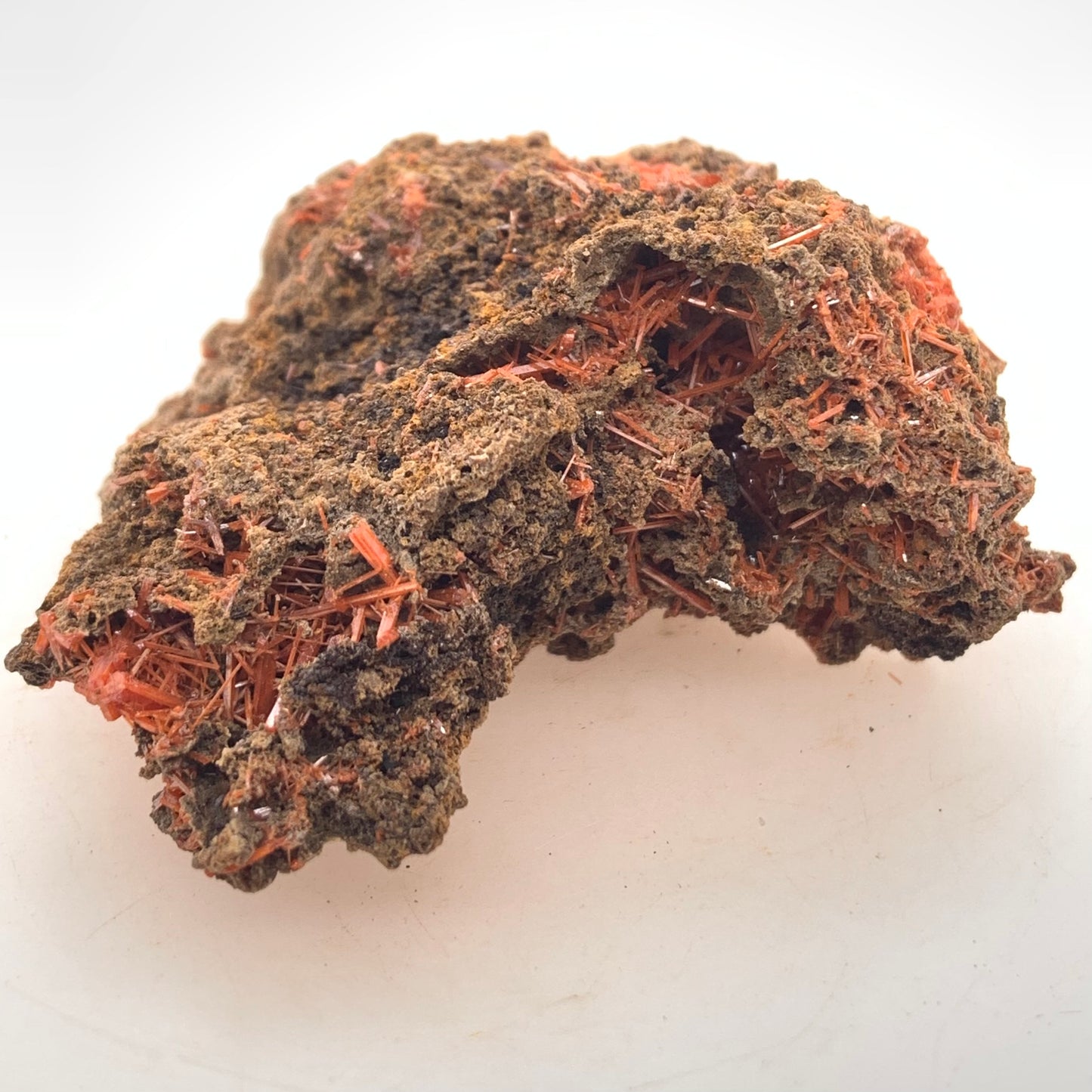 Crocoite - Red Lead Mine, Tasmania, Australia