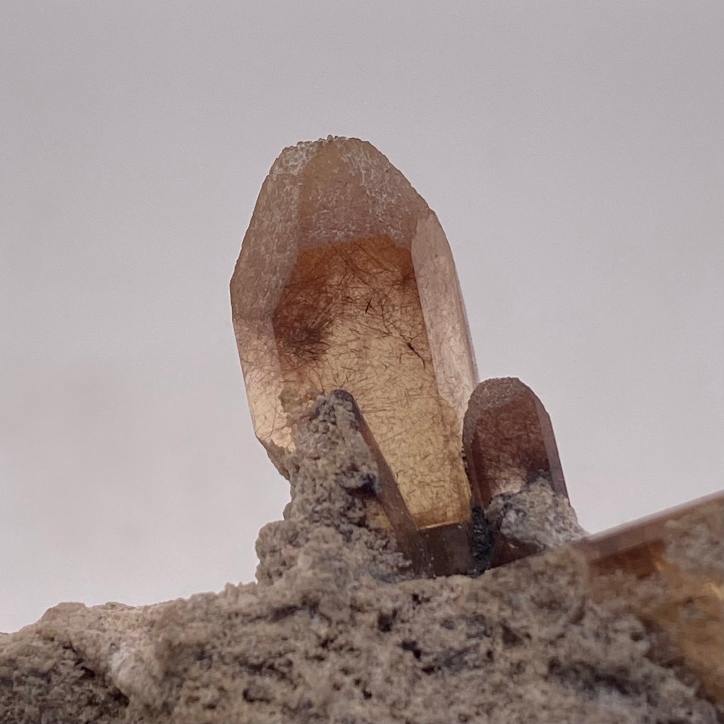 Topaz w/Rutile Inclusions - San Felipe Municipality, Guanajuato, Mexico