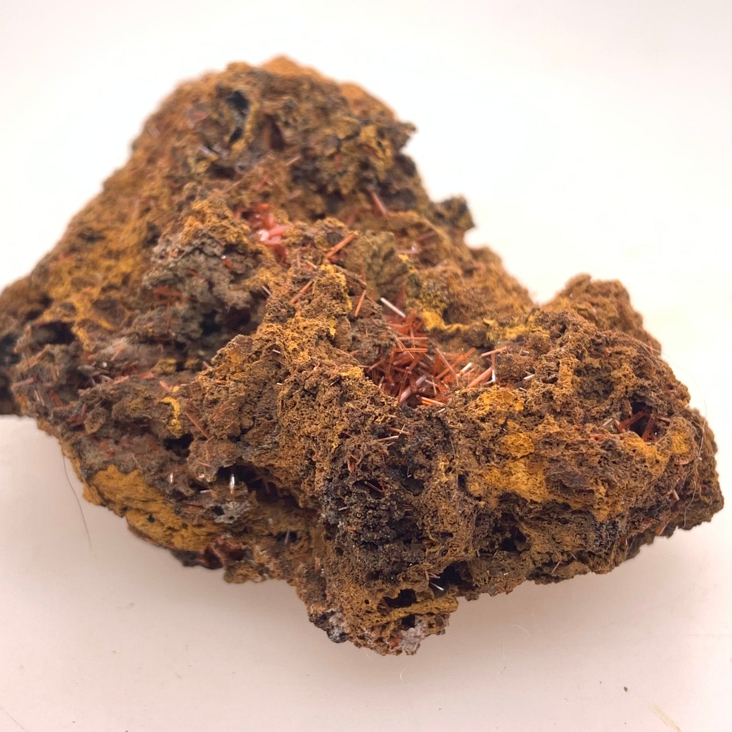 Crocoite - Red Lead Mine, Tasmania, Australia