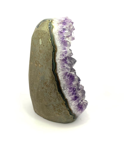 Purple Amethyst Freeform Cutbase - Artigas, Uruguay