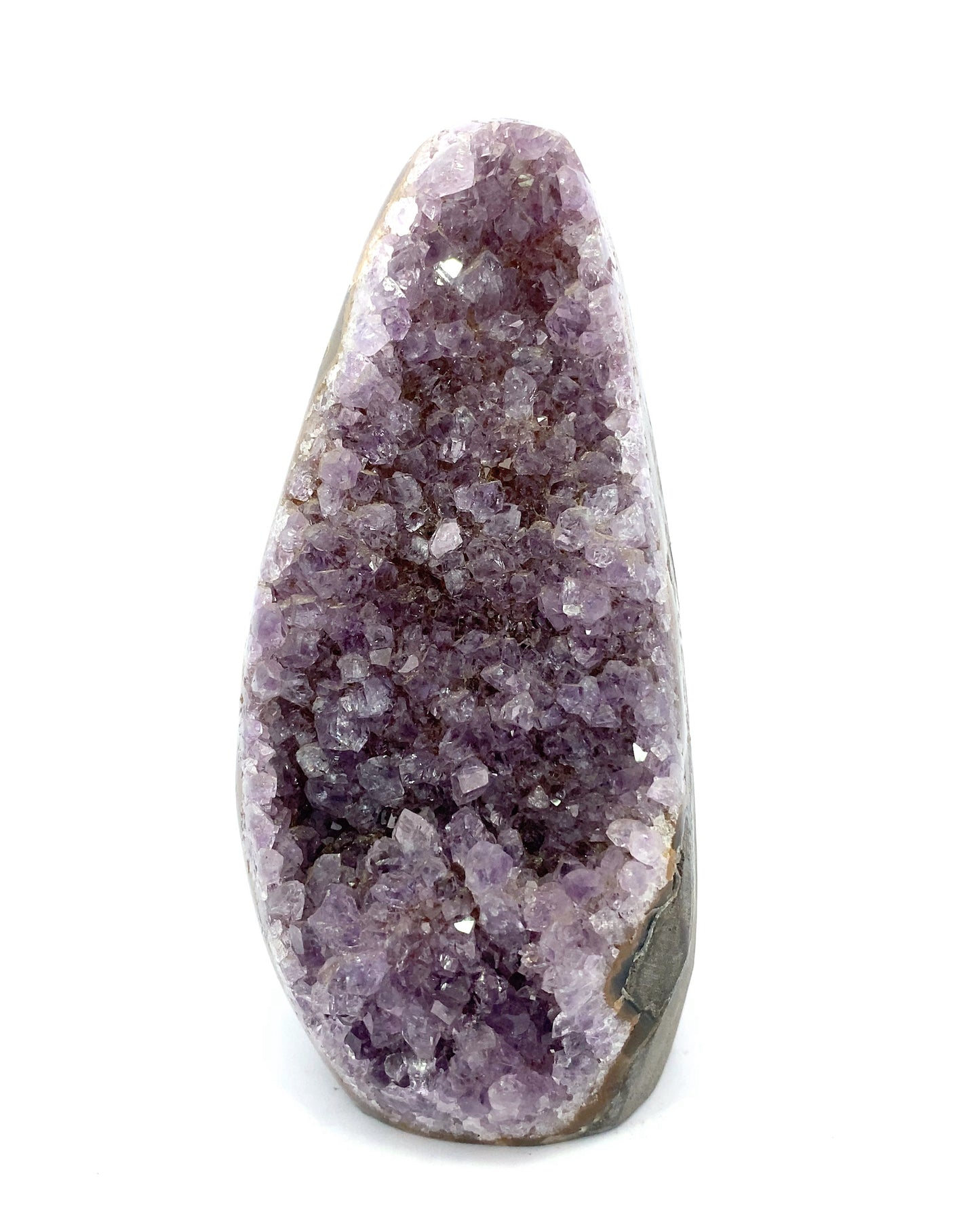 Purple Amethyst Freeform Cutbase - Artigas, Uruguay