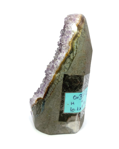 Purple Amethyst Freeform Cutbase - Artigas, Uruguay