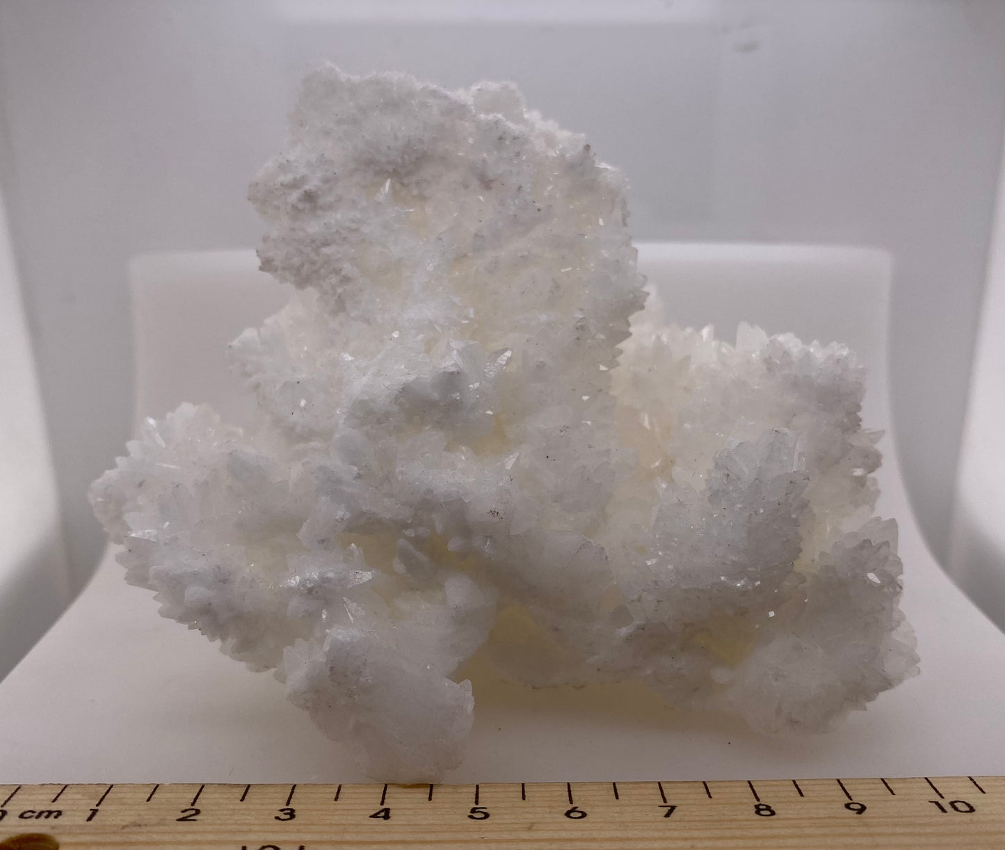 Sparkly White Aragonite/Calcite - Buena Tierra Mine, Chihuahua, Mexico