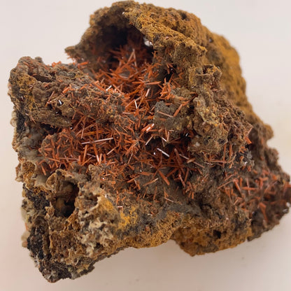 Crocoite - Red Lead Mine, Tasmania, Australia