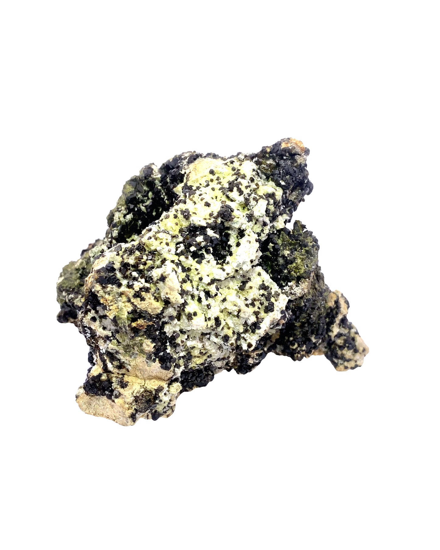 Melanite Garnet w/ Epidote from Vera Cruz, Mexico