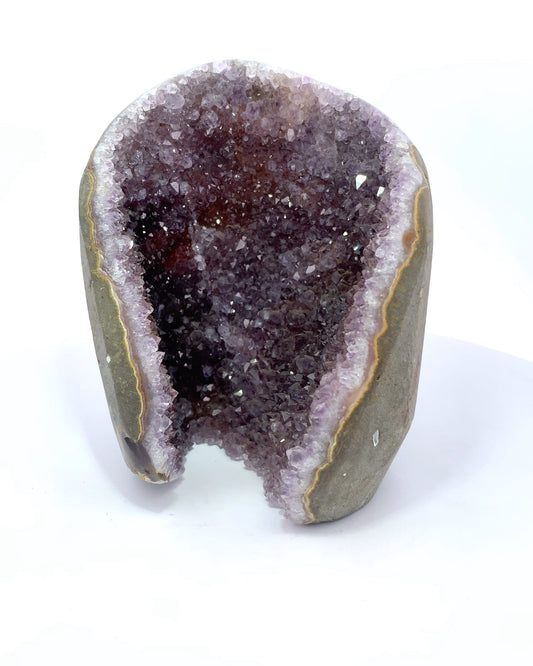 Red/Purple Amethyst Freeform Geode - Artigas, Uruguay