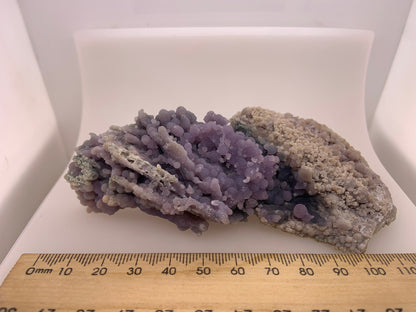 2 pcs Grape Amethyst/Agate From West Sulawesi Indonesia