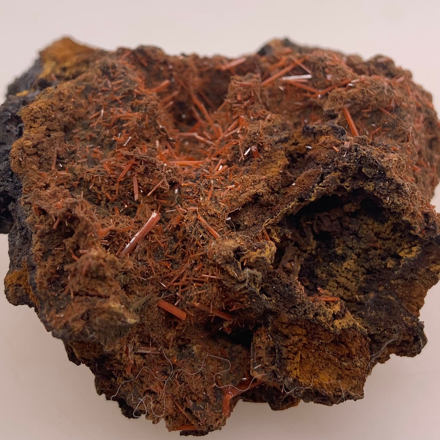 Crocoite - Red Lead Mine, Tasmania, Australia