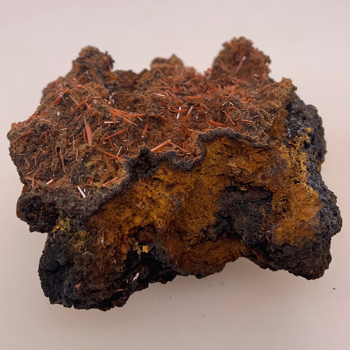 Crocoite - Red Lead Mine, Tasmania, Australia