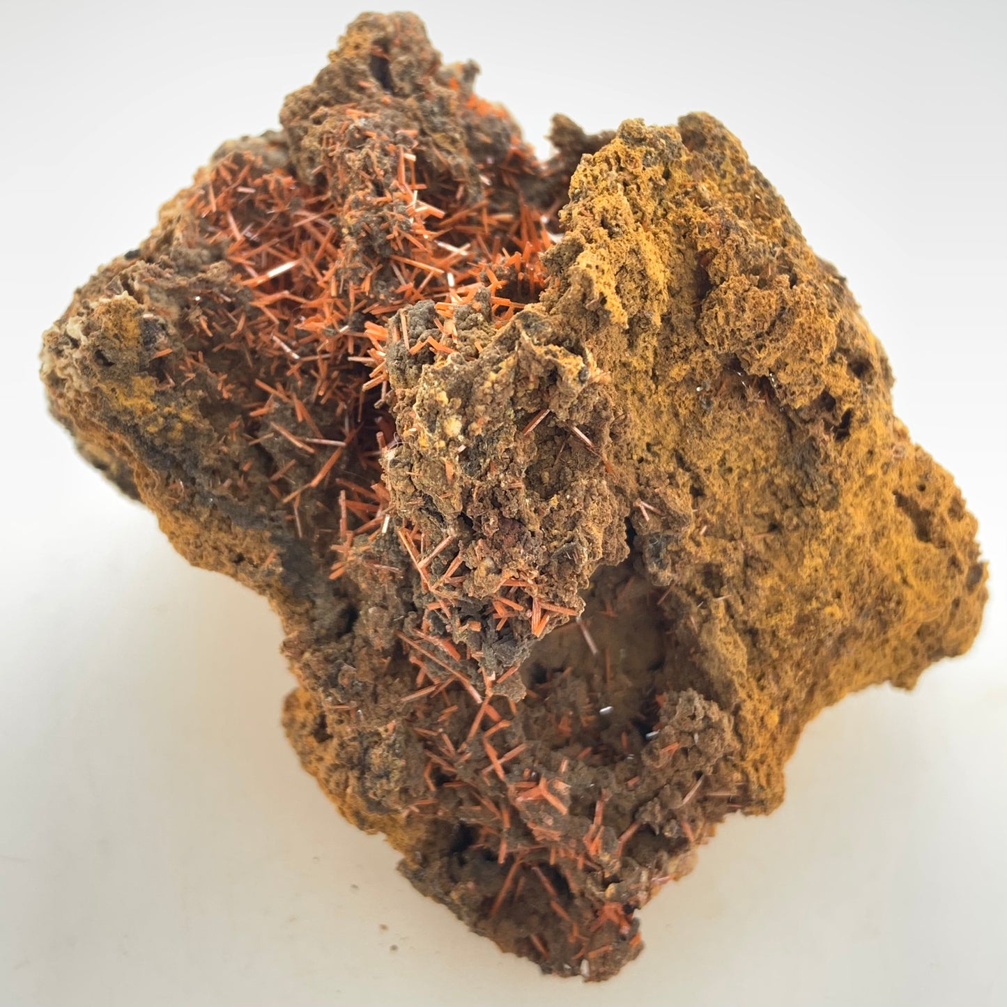 Crocoite - Red Lead Mine, Tasmania, Australia