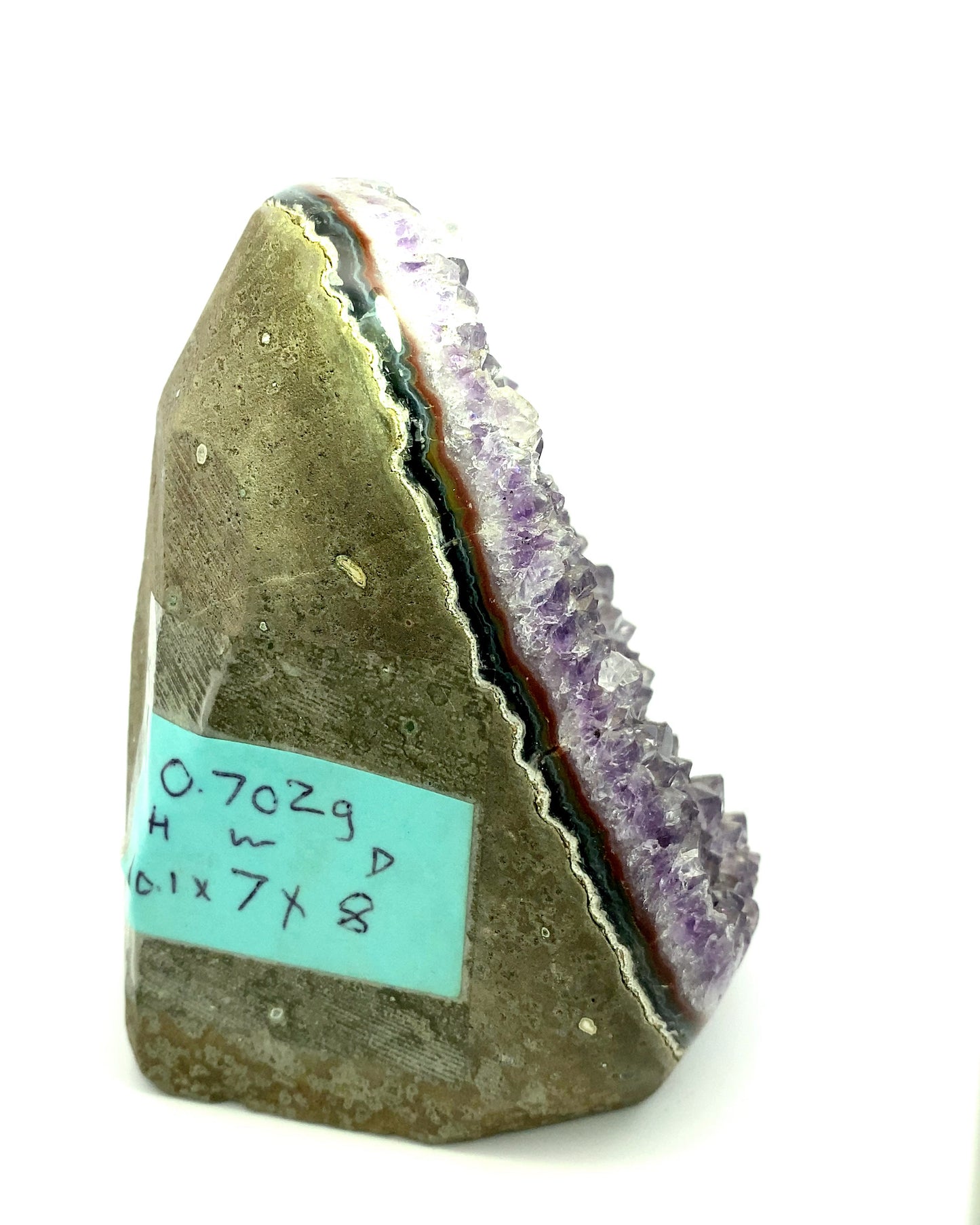 Purple Amethyst Freeform Cutbase - Artigas, Uruguay