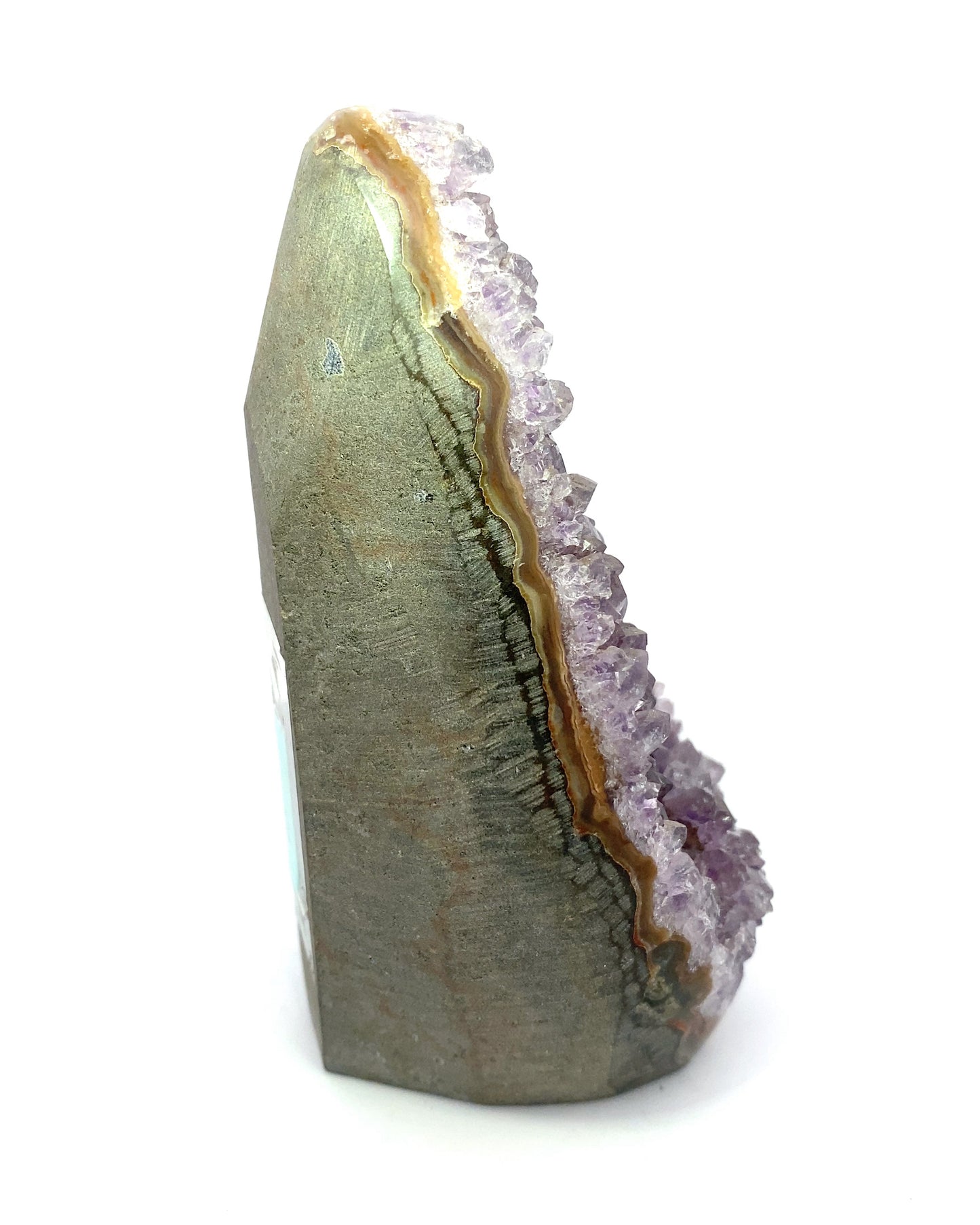 Purple Amethyst Freeform Cutbase - Artigas, Uruguay