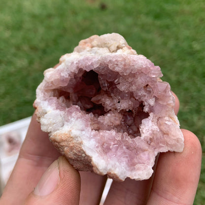 20pcs Pink Amethyst Geode - From Argentina