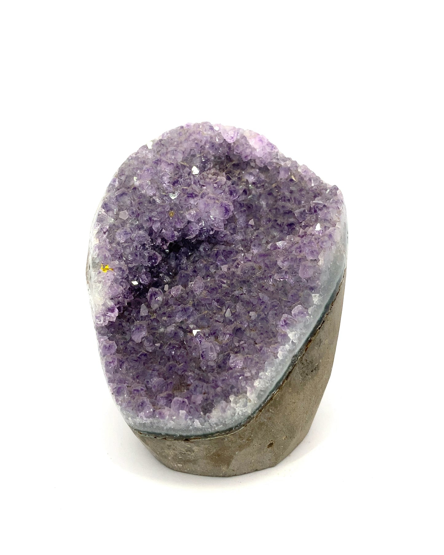 Purple Amethyst Freeform Cutbase - Artigas, Uruguay