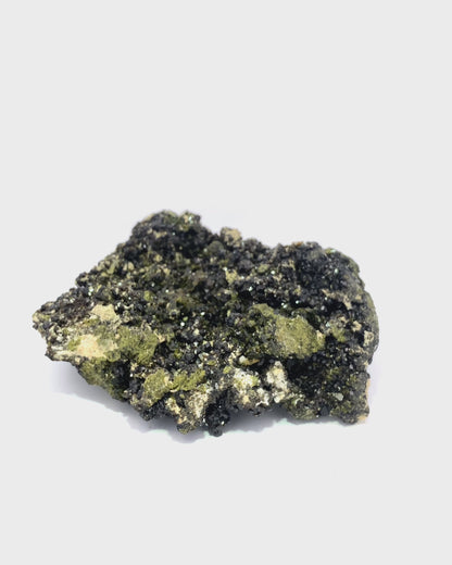 Melanite Garnet w/ Epidote from Vera Cruz, Mexico