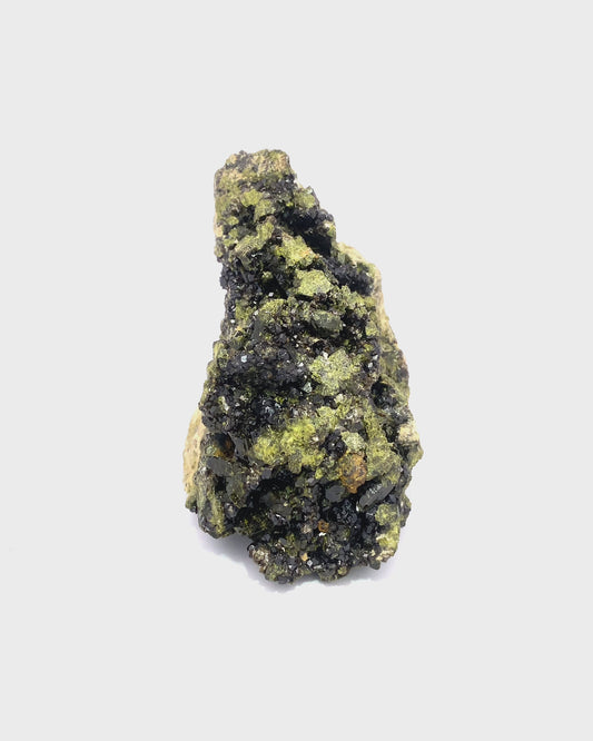 Melanite Garnet w/ Epidote from Vera Cruz, Mexico