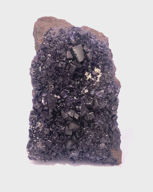 Dark Purple Fluorite - Ojuela Mine, Mapimi, Durango, Mexico