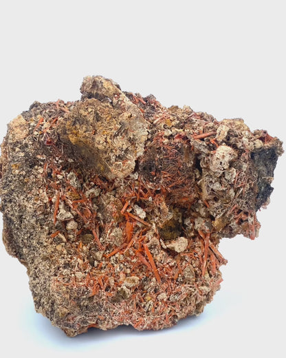 Crocoite - Red Lead Mine, Tasmania, Australia