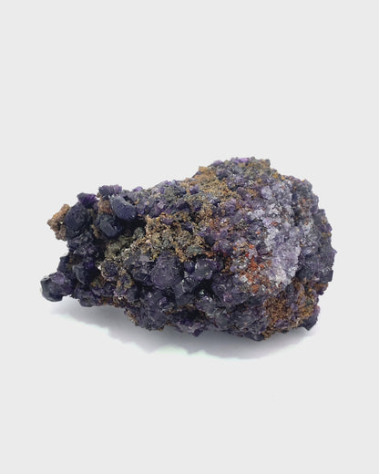 Dark Purple Fluorite - Ojuela Mine, Mapimi, Durango, Mexico