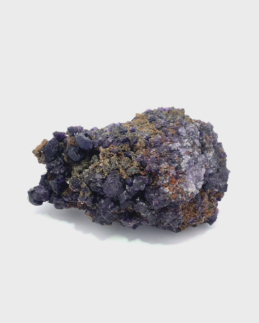 Dark Purple Fluorite - Ojuela Mine, Mapimi, Durango, Mexico